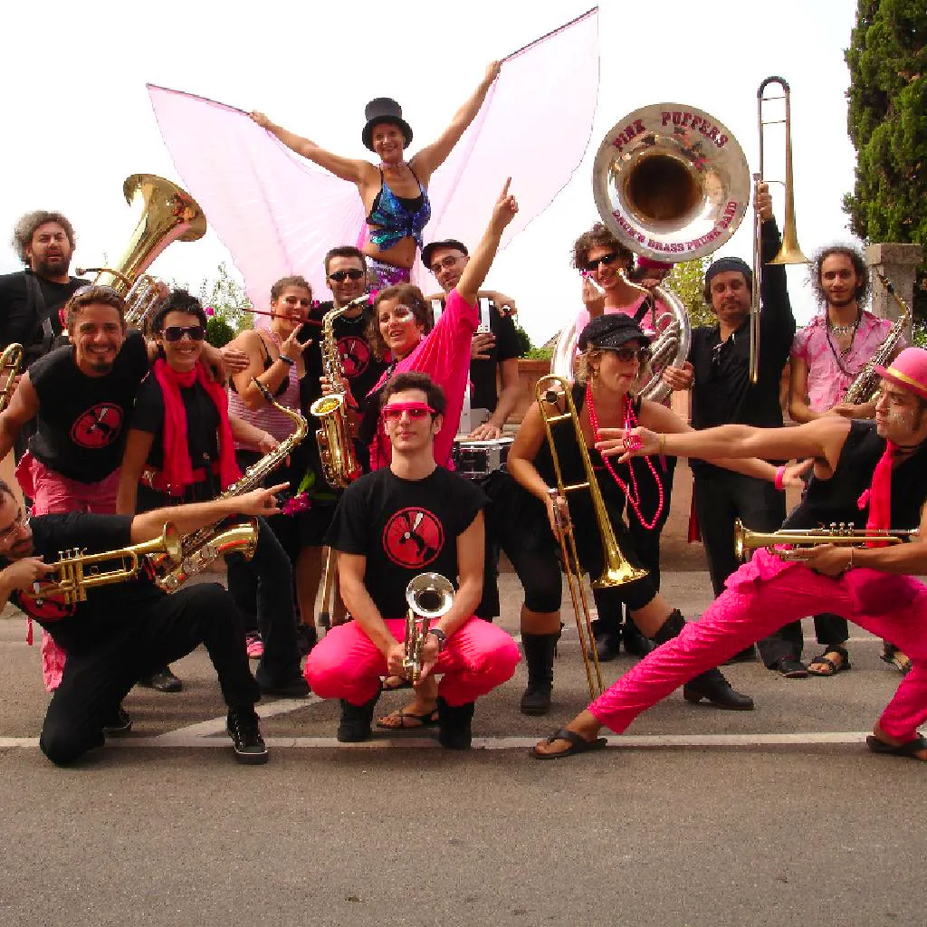 Pink Puffers Brass Band