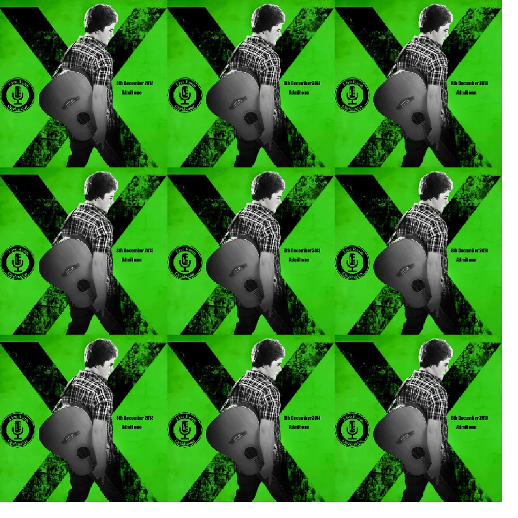 Kieran as Ed Sheeran