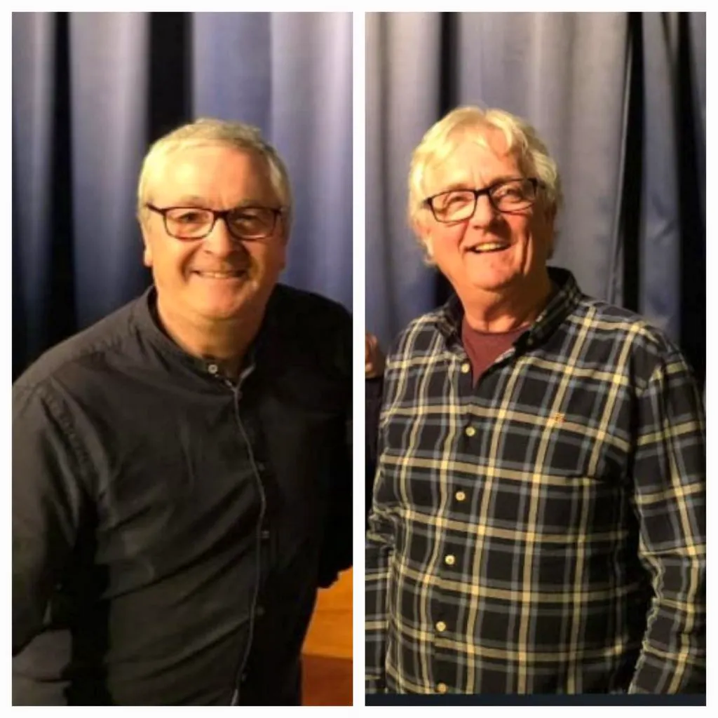 Geraint Cynan a Cleif Harpwood