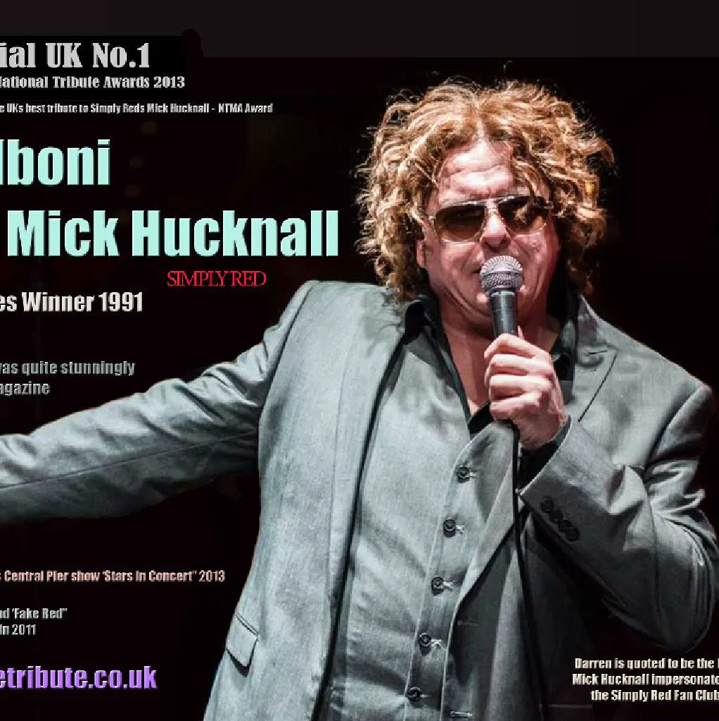 Darren Alboni as Mick Hucknell - Simply Red